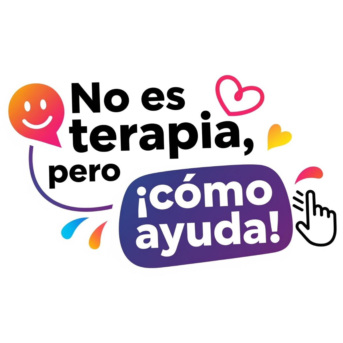 Logo de No es terapia, pero como ayuda